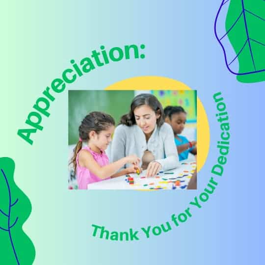 Boosting Teacher Appreciation