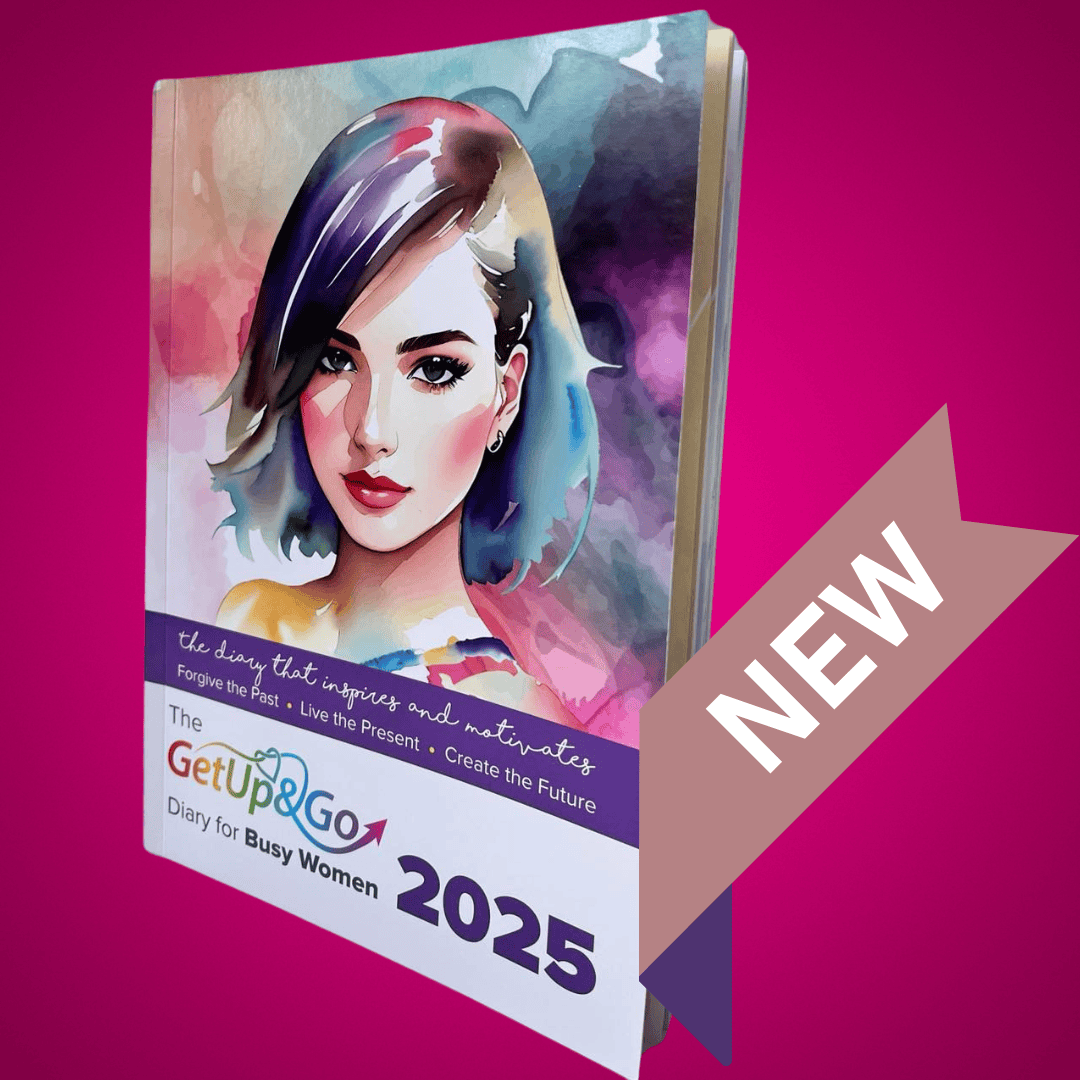 The 2025 Get Up and Go Diary for Busy Women An Irish designed diary loved worldwide! The Get up and Go Diary for Busy Women is a practical and empowering journal designed specifically for women juggling multiple responsibilities and a busy lifestyle. Filled with insightful prompts, motivational quotes, and actionable exercises, this diary helps women globally to prioritize self-care, achieve personal goals, and cultivate a positive mindset. One of the standout features of this diary is the inclusion of the quote by Alice Walker: "Every small positive change we make in ourselves repays us in confidence in the future." This quote serves as a powerful reminder that even the smallest steps towards self-improvement can have a profound impact on our overall well-being and outlook on life. Use this as a diary OR a journal or BOTH! 